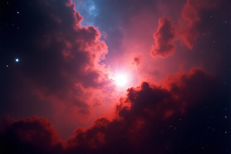 鮮やかな色彩のオリオン大星雲